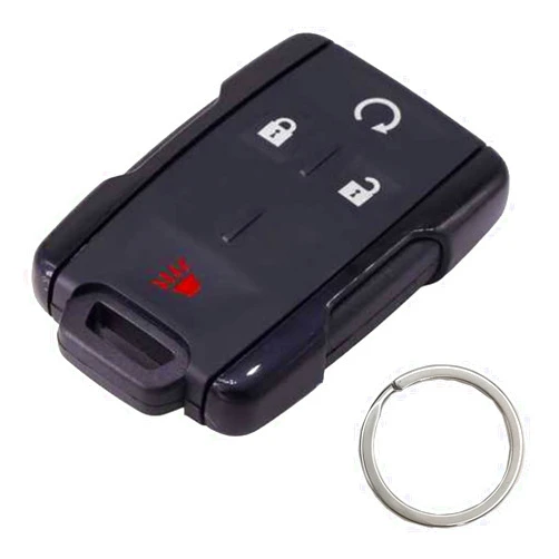 BTOZRF J-ACCES Replacement Key Fob Case Shell Fit for GMC Sierra Canyon Chevy Chevrolet Silverado Colorado M3N-32337100 4 Buttons Keyless Entry Remote Car Housing Casing Outer Cover (Black)