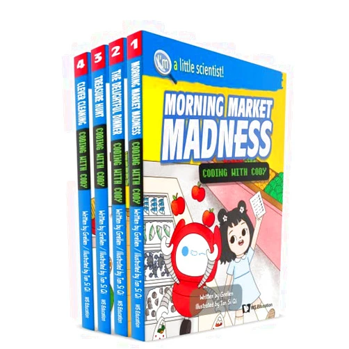 By Grellen (Author), Si Qi Tan (Author), Liqing Vivien Tan (Author) & 0 more Format: Kindle Edition I'm a Little Scientist! (Set 4): Morning Market MadnessThe Delightful DinnerTreasure HuntClever Cleaning