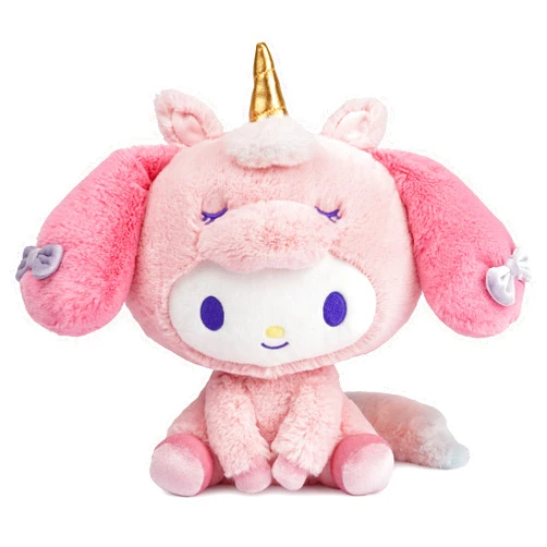 GUND Sanrio My Melody Unicorn Plush Toy, Premium Stuffed Animal for Ages 1 and Up, Pink, 9.5”