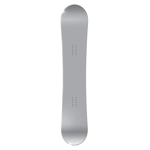 Handmade Snowboard Wrap Solid Gray - Graphic Decal - Includes Application Squeegee - 14 inch x 65 inch fits most snowboards - Gray