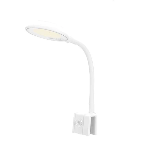 Aursrenty Mini Aquarium Light Clip On, White USB Fish Tank Light Led Aquarium Light for Plants High Brightness Round Water Grass Lights for Small Fish Tank