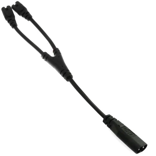 E-outstanding 1PC IEC320 C8 to 2X C7 Y Split AC Cable 30cm Figura IEC Male to 2 Female AC Power Cord