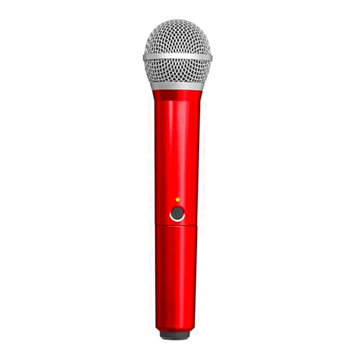 Shure WA712-RED Colored Handle Only for BLX2/PG58 Wireless Transmitters (Red)