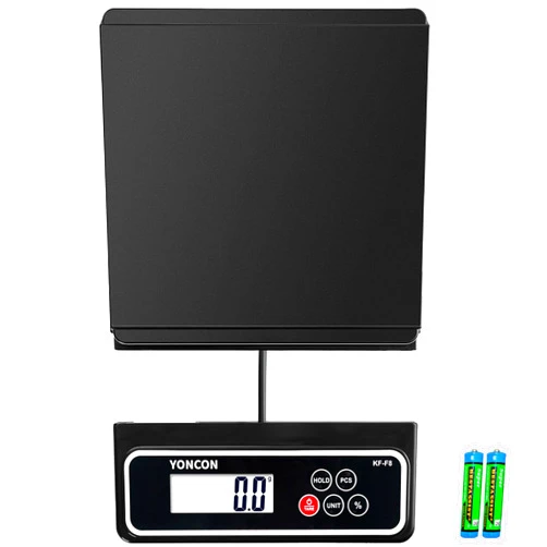 Yoncon Digital Food Scale, kF-F8 Scale for Food Ounces and Grams with Pull-Out Display,11lb/0.02oz Super Accurate Kitchen Scale Digital Weight for Cooking, Baking, with% Function (Includes Batteries）