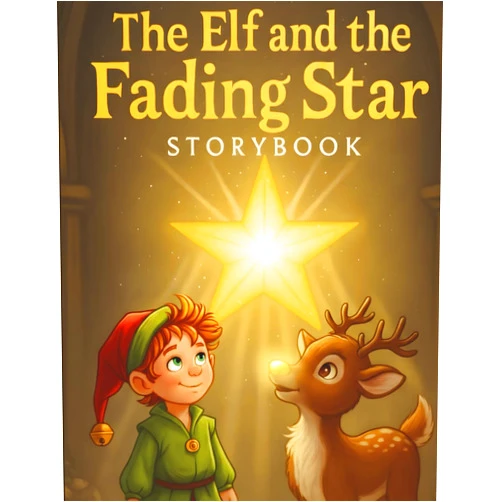 By Ink Storm Media (Author) The Elf and the Fading Star Storybook: A Heartwarming Christmas Adventure of Friendship, Courage & Holiday Magic for Kids (Christmas Coloring Joy Series)
