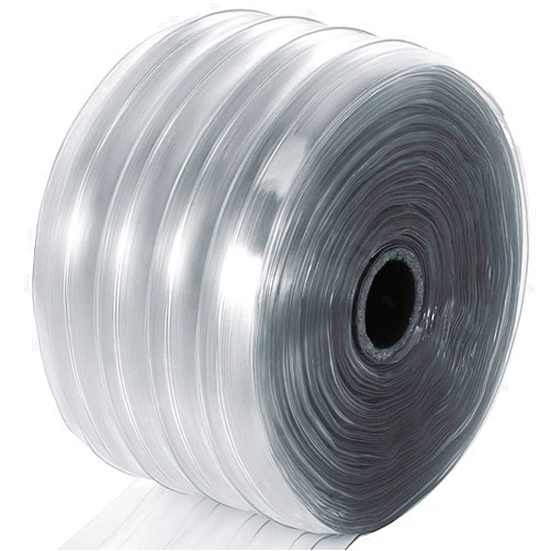 Entry Doors Now Plastic Curtain Strips 150 Feet Length X 8 Inches Width 1 Roll Ribbed PVC Door Curtain 0.1 Inch Thickness Clear Anti Scratch Curtain Strip for Freezer Doors Warehouse Doors