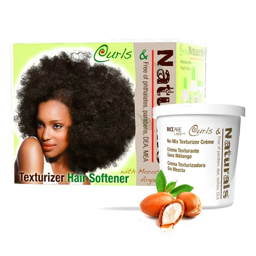 Curls & Naturals Texturizer Hair Softener with Moroccan Argan Oil