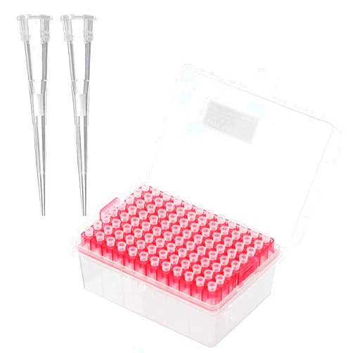 ELabPal 10μl Pipette Tips Filter, Sterile Universal MicroPipette Tips with Clear Graduation, DNase/RNase-Free, Non-Pyrogenic, Low Retention, Autoclavable Pipettor Tips with Box (96 Tips/Rack, 1 Rack)