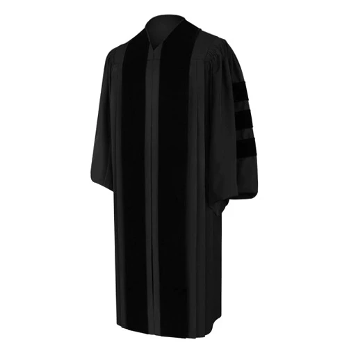 Endea Church Deluxe Black Clergy Robe