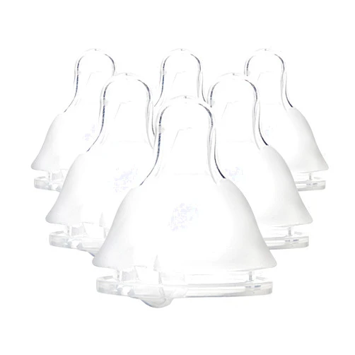 Evenflo Feeding Evenflo Balance Plus Standard Neck Nipples for use with Evenflo Balance Plus Standard Neck Bottles, Medium Flow for 3 Months and up, 6-Pack