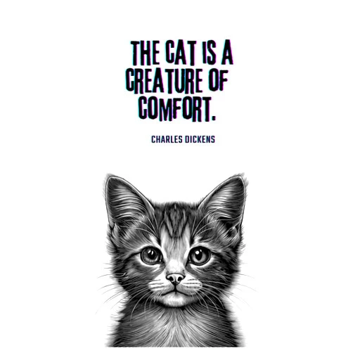 Space Cadet SPACECADET CozyCat Journal Notebook | Lined, 112 pages: Charles Dickens said 