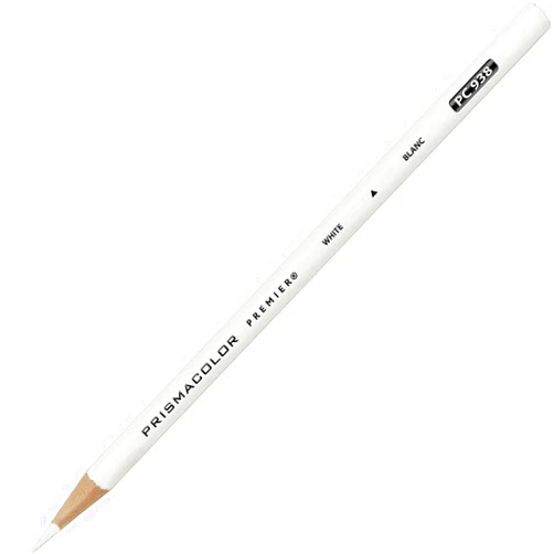 Prismacolor 3365 Premier Soft Core Colored Pencil, White (Pack of 12)