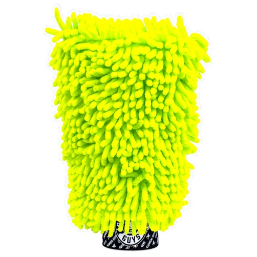 Chemical Guys MIC493 Chenille Premium Scratch-Free Microfiber Wash Mitt, Lime Green, 9.6