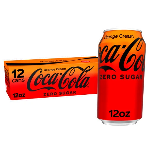 Coca-Cola Coke Orange Cream 12oz 12pk Zero Sugar