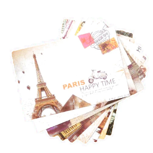Halloluck 90 Pcs Vintage Retro Old Travel Postcards for Worth Collecting, Collectable Vintage Postcards, 9 Different Designs