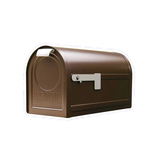 Architectural Mailboxes Northpointe Galvanized Steel Post Mount Mailbox, Compatibility Code C, NM160VAM, Venetian Bronze, Large Capacity