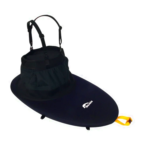 Seals Sea Sprite Spray Skirt for Kayaks | Made in USA | Neoprene Deck with Adjustable Nylon Tunnel with Supsenders - Sit-in Kayak Accessory for Moderate to Rough Waters | Made in USA
