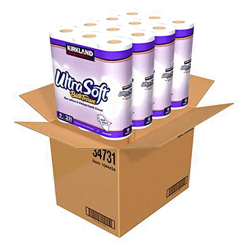 MAKJUNS Kirkland Signature Ultra Soft Bath Tissue 2-ply White 36-count