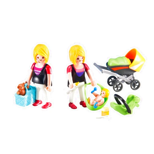 Playmobil Add-On Series - Pregnant Mother with Baby