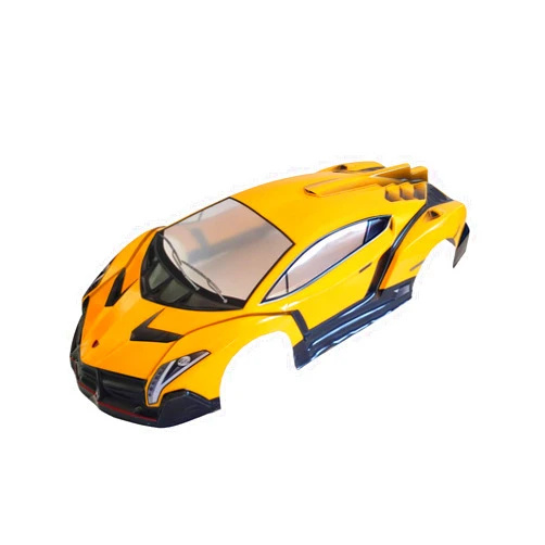Novaho 1/10 Scale RC Printed Precut Drift Racing Touring Onroad Car Body Shell Width 190mm (Yellow)