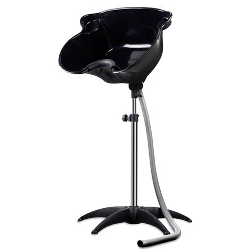 Gzdisbek Portable Shampoo Bowl，Shampoo Basin Salon Sink with 1.5m Drain Pipe，Height & Angle Adjustable Hair Washing Bowl， Salon Tool Shampoo Basin for Hairstylist and Home Use