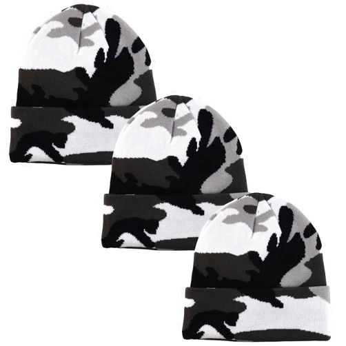 Gelante Unisex Beanie Cap Knitted Warm Solid Color