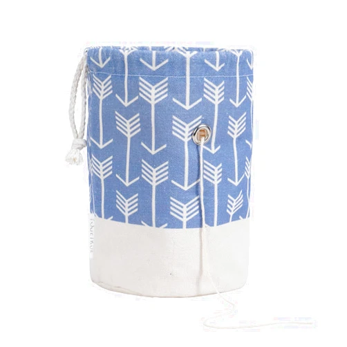 TOGETRUE Yarn Bag, Small Knitting Crochet Bag, Portable Yarn Storage Bags Organizer for Crocheting Project, Store Skein Ball, Short Knitting Needle (Blue)