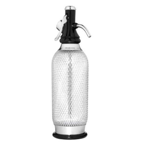 iSi North America Soda Siphon Classic Mesh Sodamaker for Making Carbonating Beverages, 1 Quart, Stainless Steel,Silver