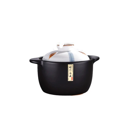 DNIENKGE 3.2 Quart Ceramic Pot with Lid, Heat-Resistant for Cooking Soup Pot Cookware Stovetop Easy to Clean/Clay Pot/Earthen Pot/Ceramic Cookware, Japanese Cooking Pot with Lid (White)