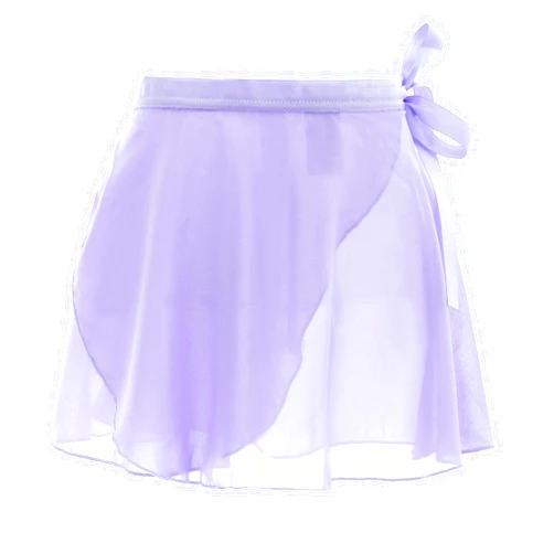 Lusofie Ballet Wrap Skirt with Ties Girls Ballet Skirt Flowy Chiffon Toddler Ballet Skirt for Girls Teen Girls Women