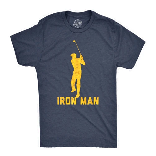 Crazy Dog T-Shirts Funny Mens Golfing T Shirts Best Dad by Par and Other Graphic Golf Tees for Dads