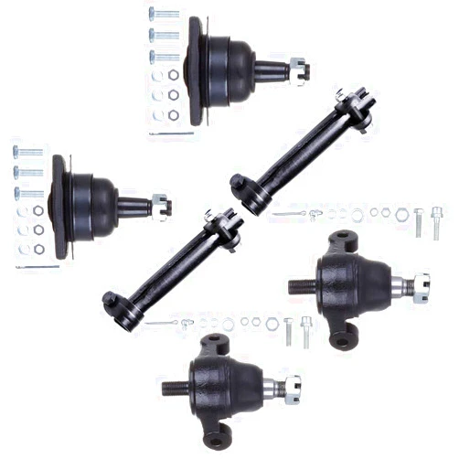 ANPART Suspension Assembly Front Tie Rod Adjusting Sleeve,Front Lower Ball Joint,Front Upper Ball Joint For Chevy Bel Air For Chevy Biscayne For Chevy Caprice For Chevy Impala 6pc