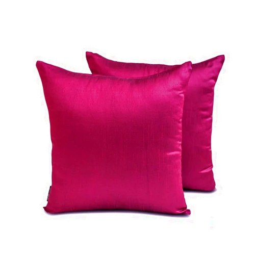 The HomeCentric Plain Pillow Covers Magenta Pack of 2, 18