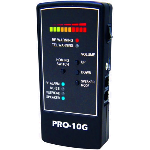 SPY GALLERY INC KJB DD804 Model PRO-10G Cell Phone and GPS Detector, Detects All GSM Including Baby-Monitors/GSM Alarm/GSM, Detects Transmitting Spy Phones, Detects GPS Trackers While Transmitting