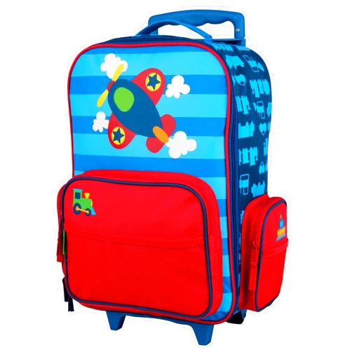 Stephen Joseph boys Airplane Stephen Joseph Classic Rolling Luggage, Airplane, 14.5 x 6.5 18 US
