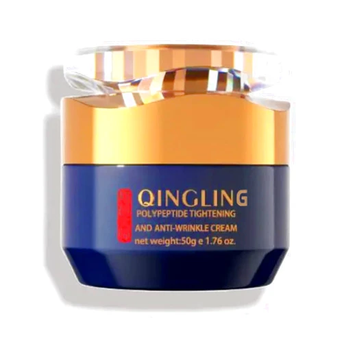 FOTN Qingling Face Cream, Qingling Crema Para Arrugas, Qingling Wrinkle Removal Cream, Polypeptide Tightening and Anti-Wrinkle Cream, Firming Anti-aging Eye Cream for Women Men (1)
