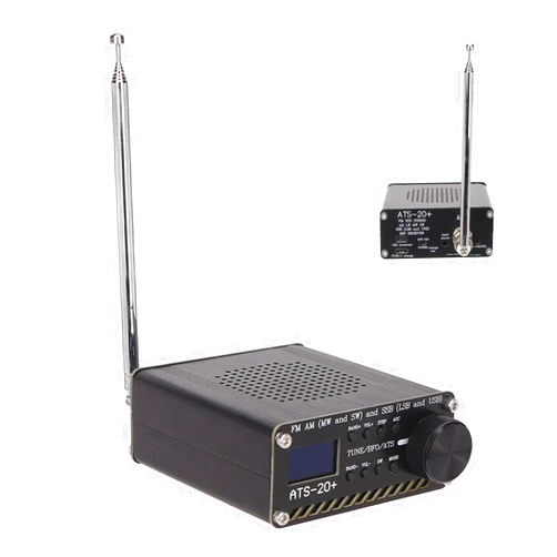Bewinner ATS 20+ Radio Receiver, High Sensitivity Portable Full Band Radio Receiver, with Multiple Channels, Small World Band Digital Receiver, for Outdoor Camping Home