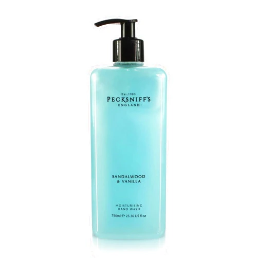 Pecksniff's Classic Sandalwood & Vanilla Scented Moisturizing Hand Wash | 750ml, 25.3 Fl oz