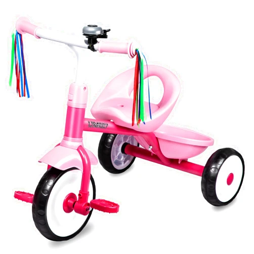 Liberry Toddler Tricycle Age 2 3 4 Years Old, Kids Trike with Bell, Back Basket and Removable Pedal, 3 Wheel Bike Birthday Toys Gift for Boys Girls, Pink