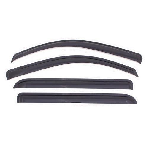 Auto Ventshade [AVS] Outside Mount Rain Guards for 2009-2024 Dodge Ram 1500 (19-24 Classic Body), Crew CAB ONLY; 10-25 Ram 2500/3500 MEGA/Crew CAB ONLY | Window Vent Visors, 4 pcs. - Smoke | 94109