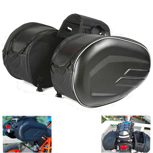 MIHUNTER Motorcycle Saddle Bags, Powersports Saddle Bags,Waterproof Saddlebags Luggage Bags,Motorcycle Helmet Bag,Full Face Helmet Storage Bag,Motorcycle Pillion Seat Bag, Side Bags