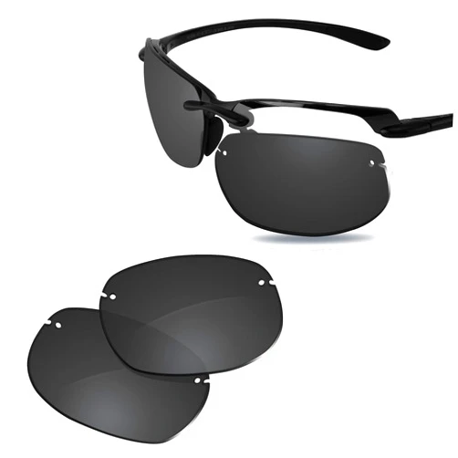 Glintbay 100% Precise-Fit Replacement Sunglass Lens for Maui Jim Banyans MJ412-70mm