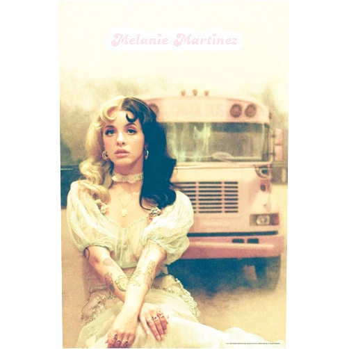 Poster Foundry Melanie Martinez Pink School Bus Crybaby Detention K12 Album Music Songs Merch Merchandise Photo Photograph Cover Cool Wall Art Print Poster 12x18