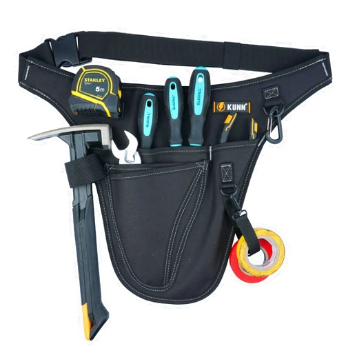 KUNN Tool Pouch Heavy Duty Pro Tool Organizer Belt Pouch for Construction Electrician Carpenter Contractor Handy Man