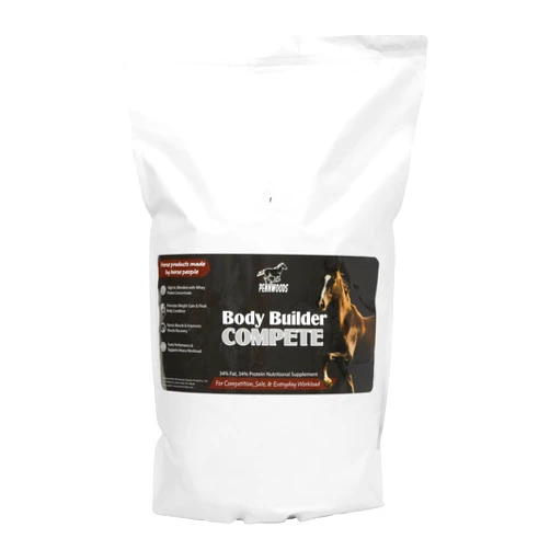 Pennwoods Body Builder Compete: Advanced Horse Weight Gain Supplement, Designed for Competition and Sale, 11lb Bag