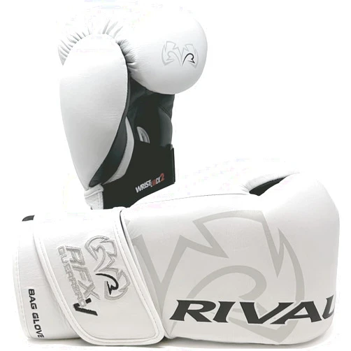 RIVAL Boxing RFX-Guerrero-V Bag Gloves, Multi-Layered Inner Foam Padding (HDE-F), Premium Leather, Wrist Lock 2 System