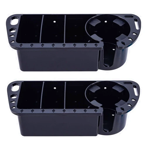 Sohinda Boat Cup Holder, Boat Caddy Organizer, Multifunctional Boat Storage Organizer for Boat, Kayak, Pontoon, Bass Boat, Jon Boat - Fishing Tool Holder, Boat Fishing Accessories