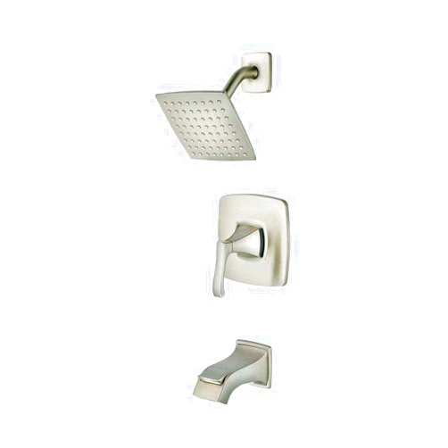 Pfister Venturi Tub & Shower Trim Kit, Valve and Cartridge Included, 1-Handle, Spot Defense Brushed Nickel Finish, 8P8WS2VNSGS