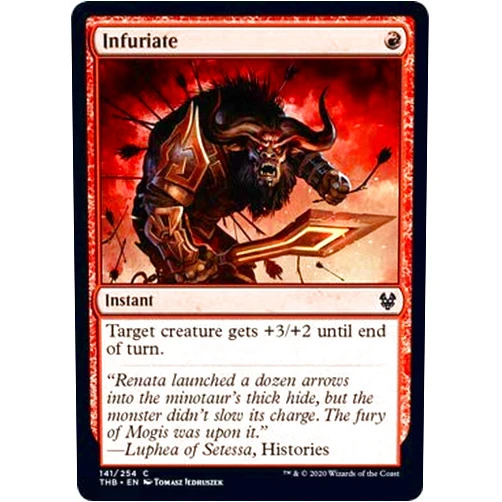 Magic The Gathering Magic: The Gathering - Infuriate - Theros Beyond Death