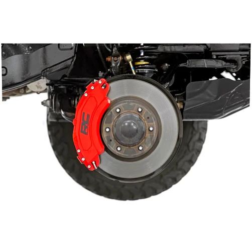 Rough Country Front Brake Caliper Covers for 2005-2023 Toyota Tacoma - 71146A